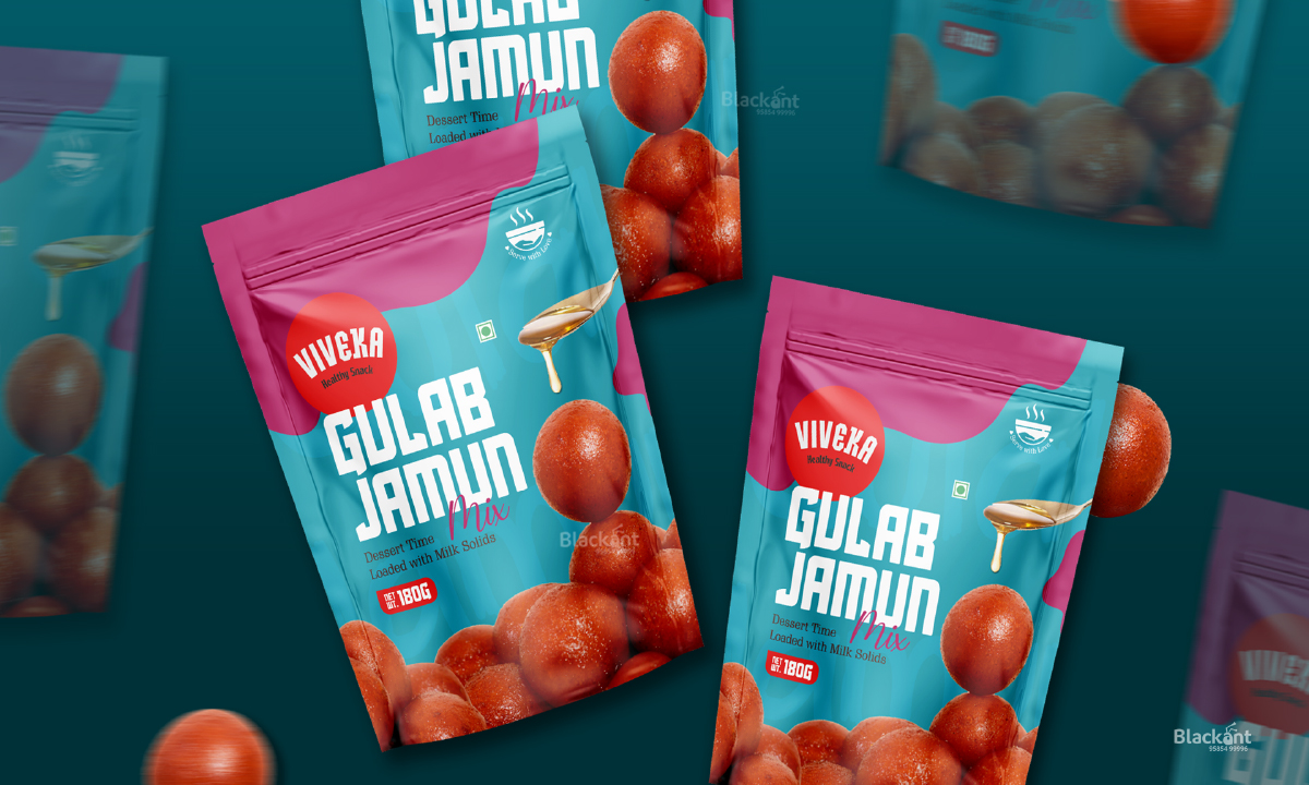 Gulab Jamun Mix/Sweets Product Packaging Designs