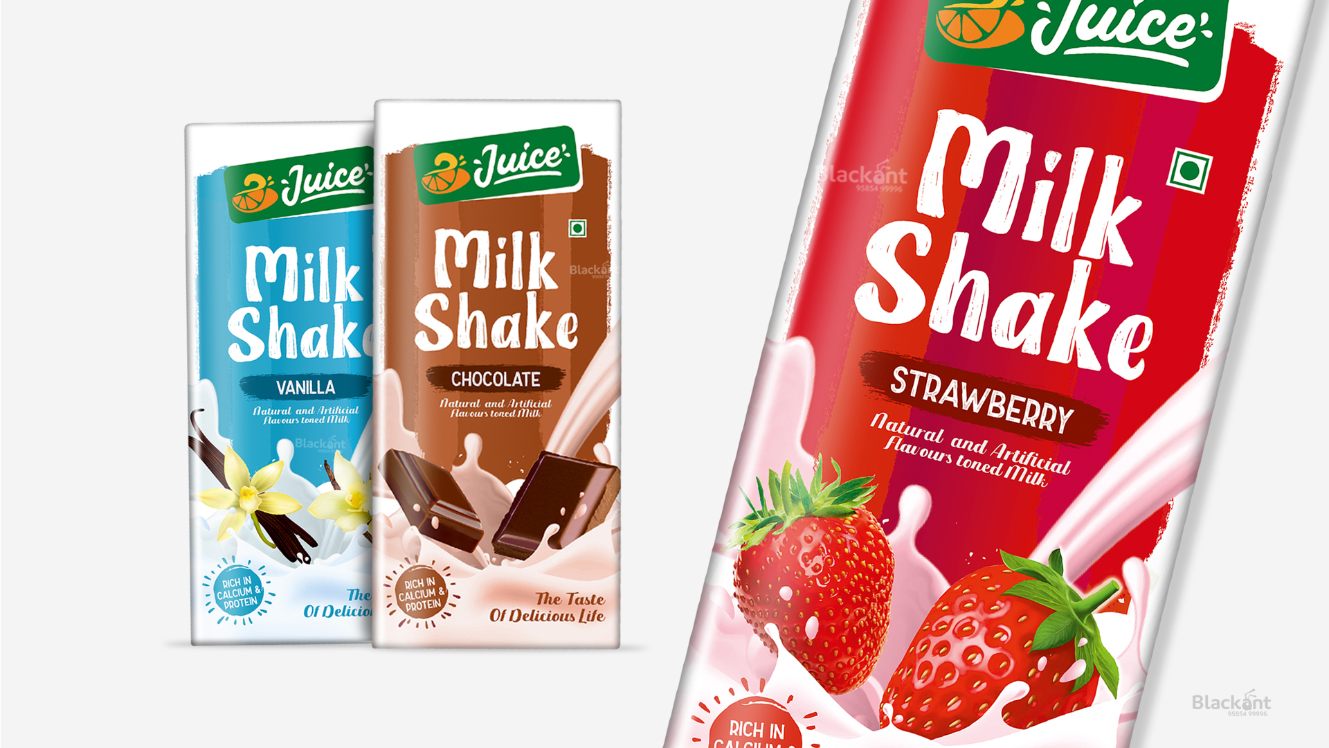 Milk Shake Packaging Design
